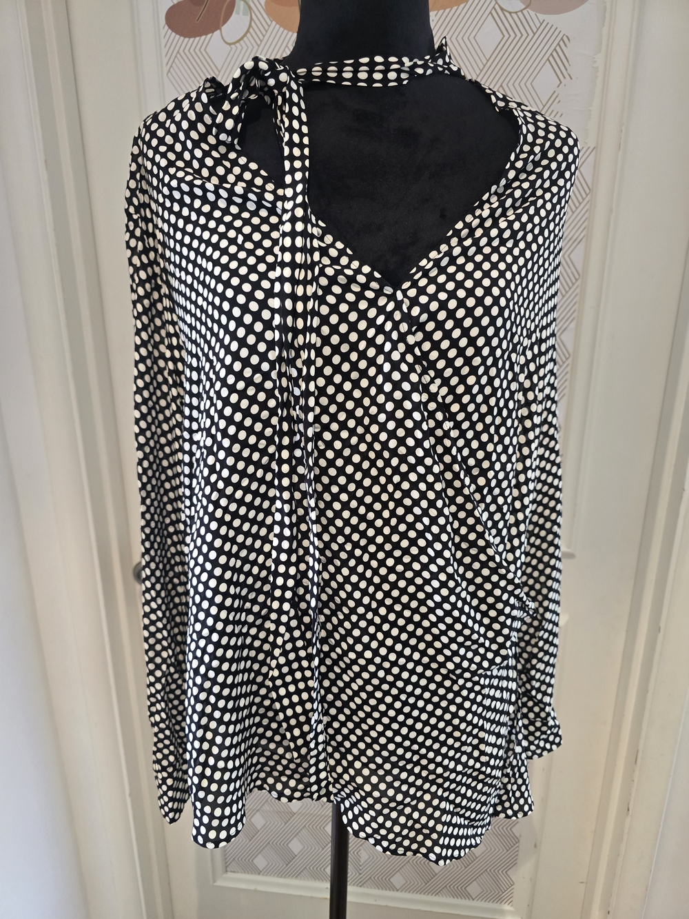 Zara Polka Dot Blouse